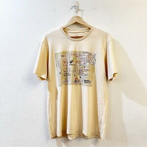 Jean-Michel Basquiat x Uniqlo SPRZYNY Graphic Print Crewneck Shirt Size M